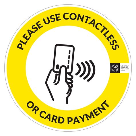 covid secure coronavirus please use contactless or card sign yellow|Your CDC COVID.